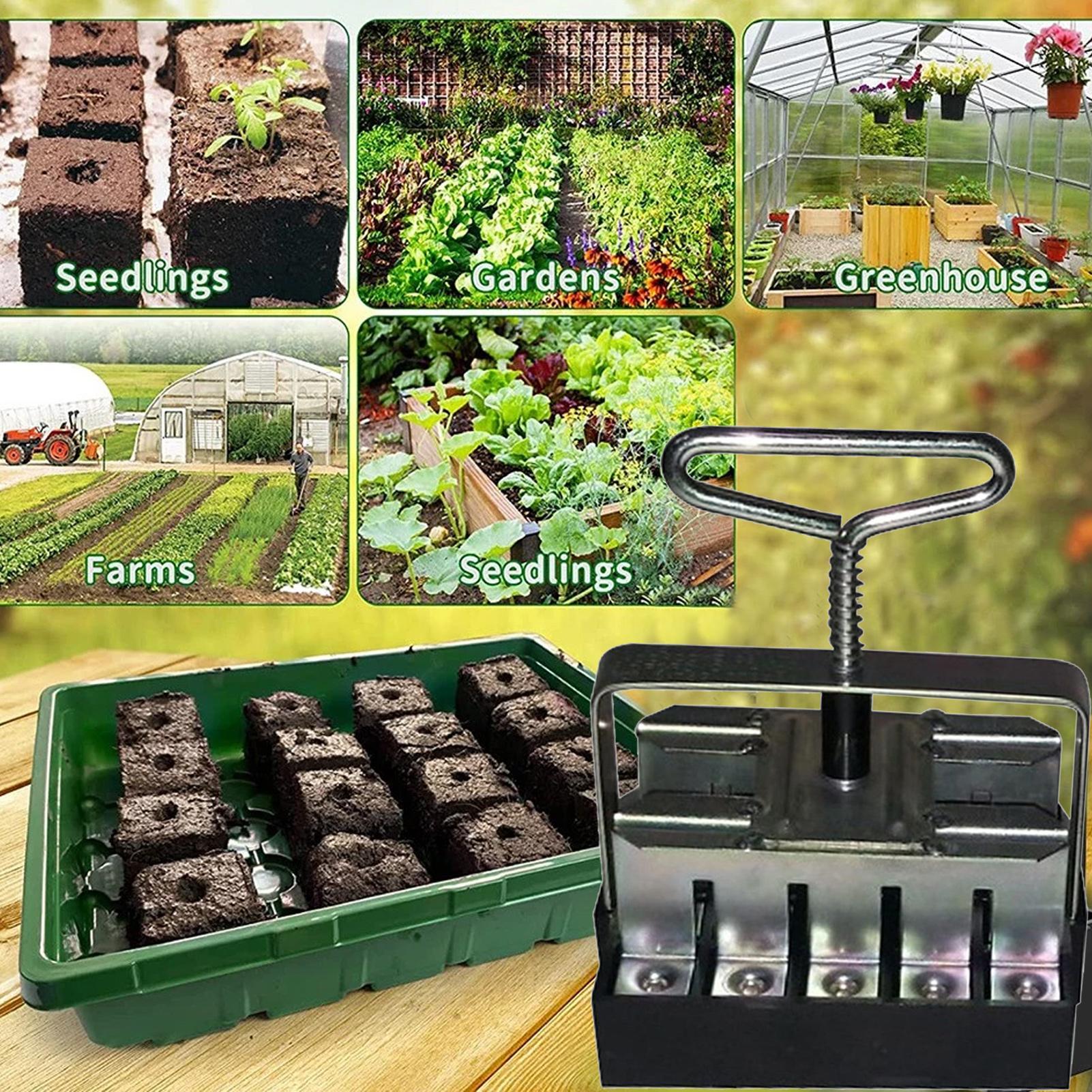 Bloqueador de suelo con mango  - Urban Farming Gardening reseña y precio
