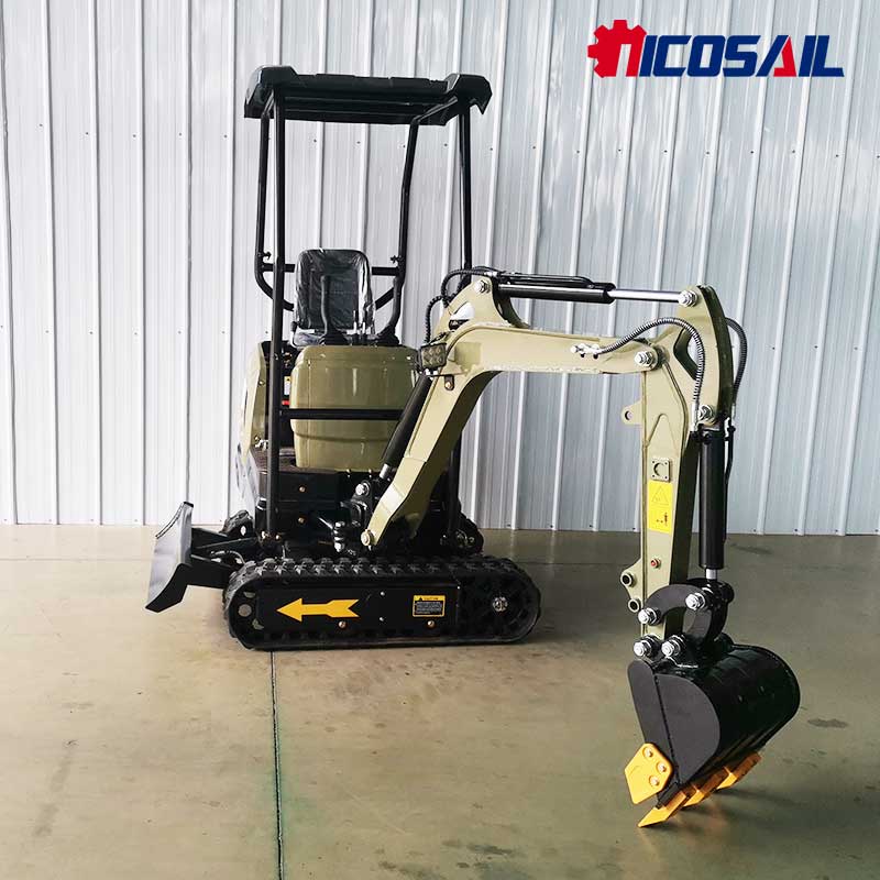 Miniexcavadora sobre orugas pe - Urban Farming Gardening reseña y precio